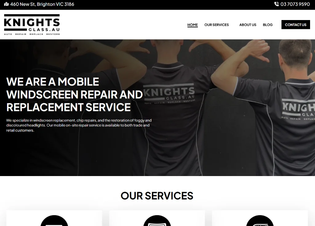 Knights Windscreen replacement