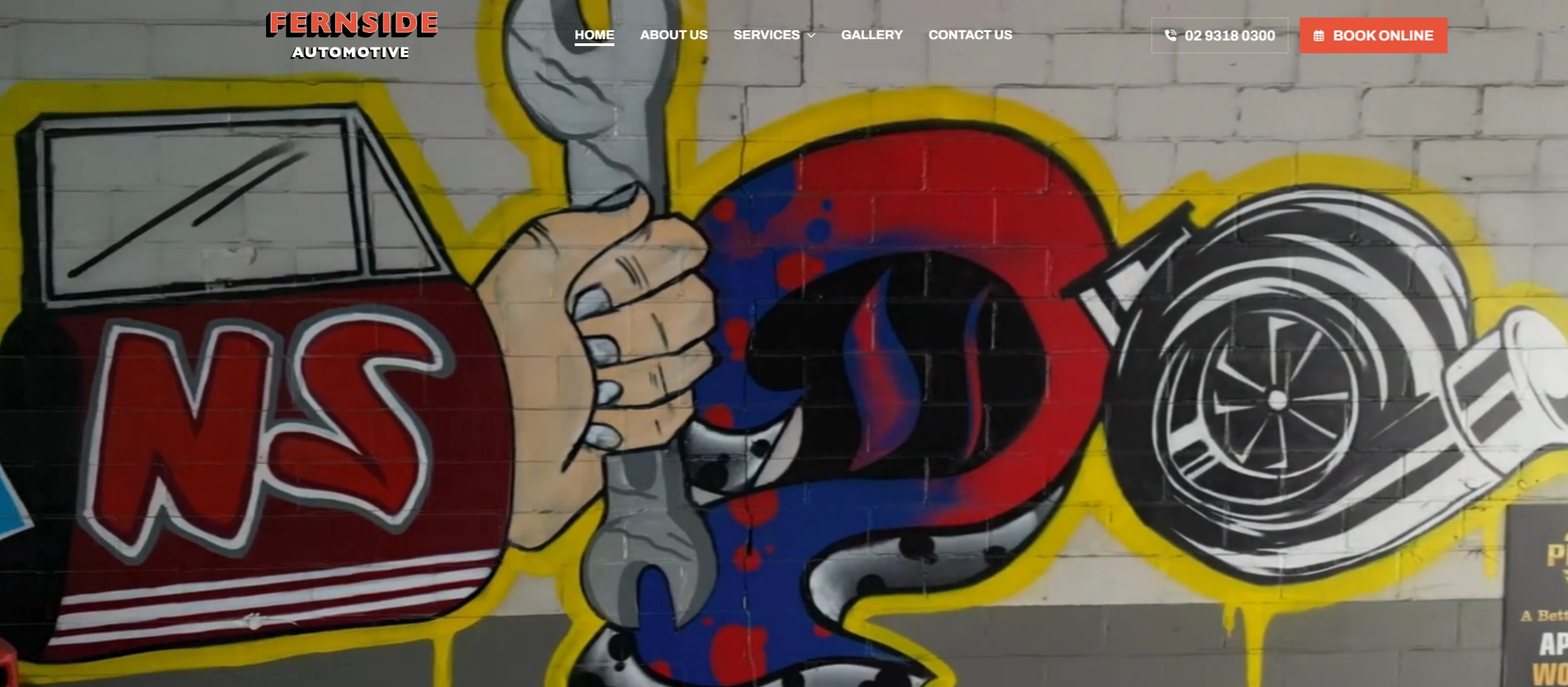 fernside automotive website design