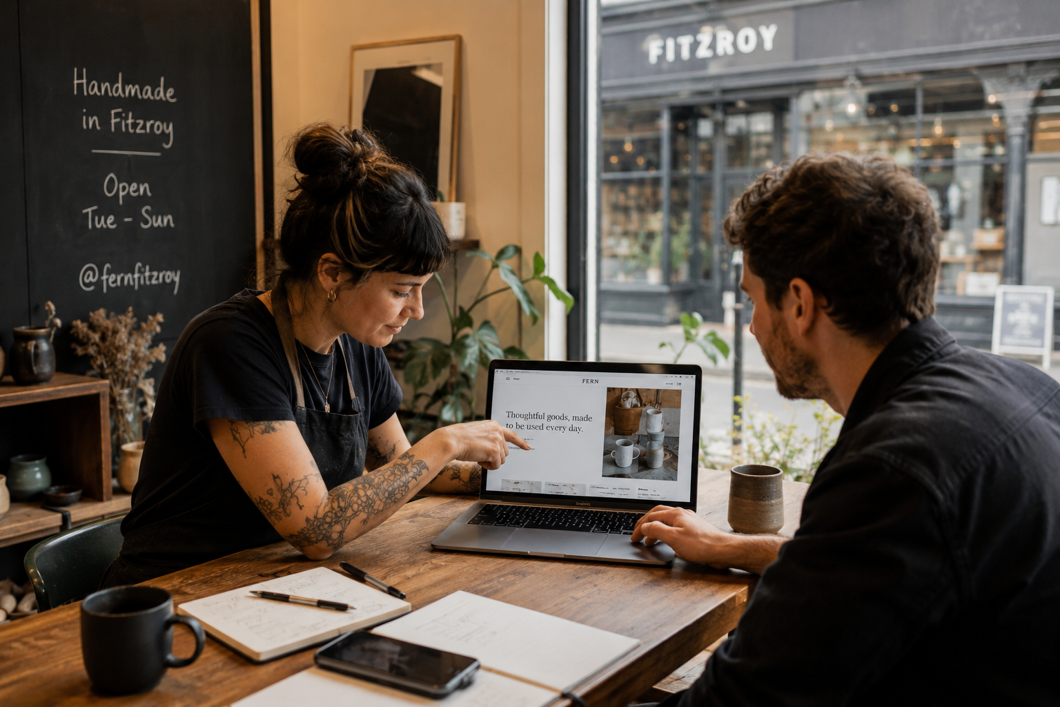 Hiring a web designer for a Fitzroy small business
