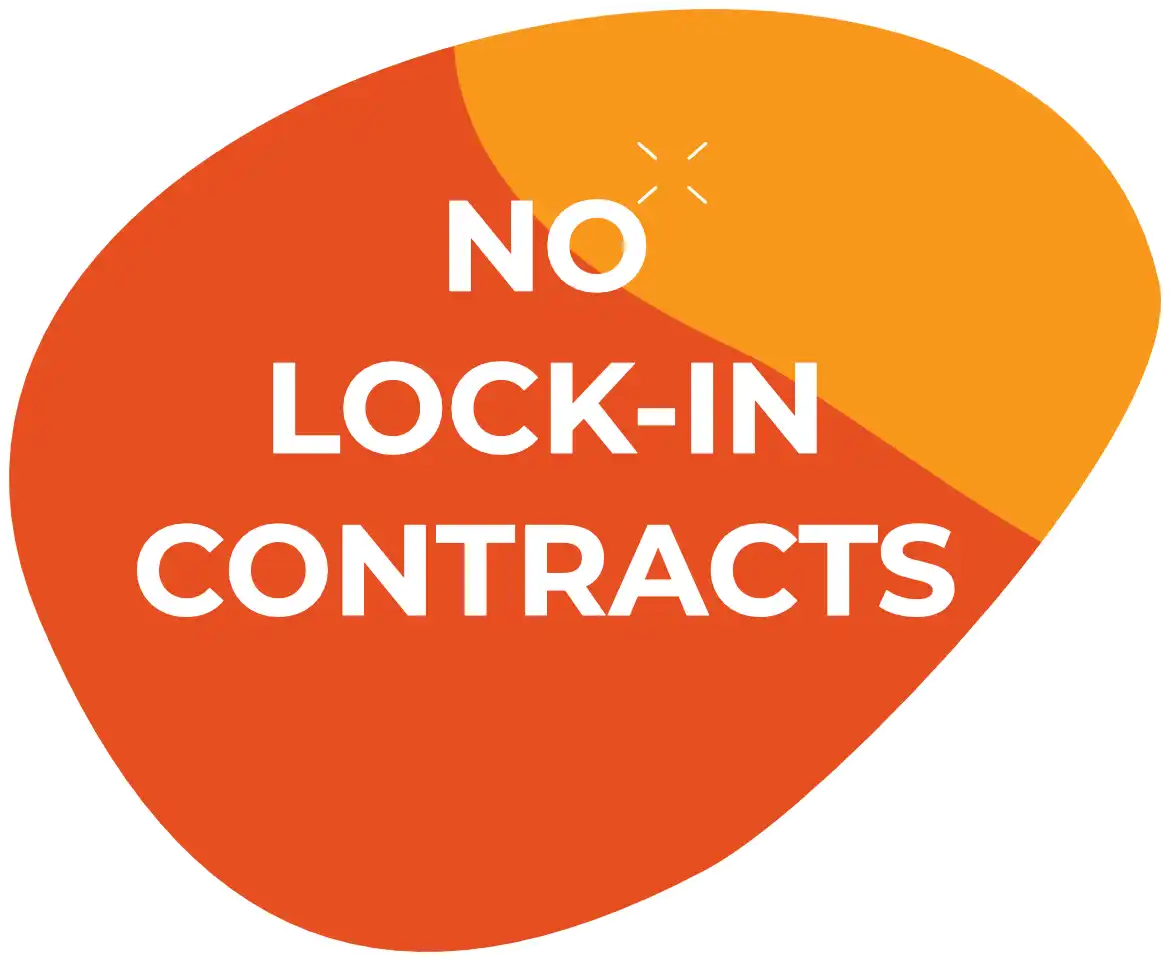 No Lock-In contracts
