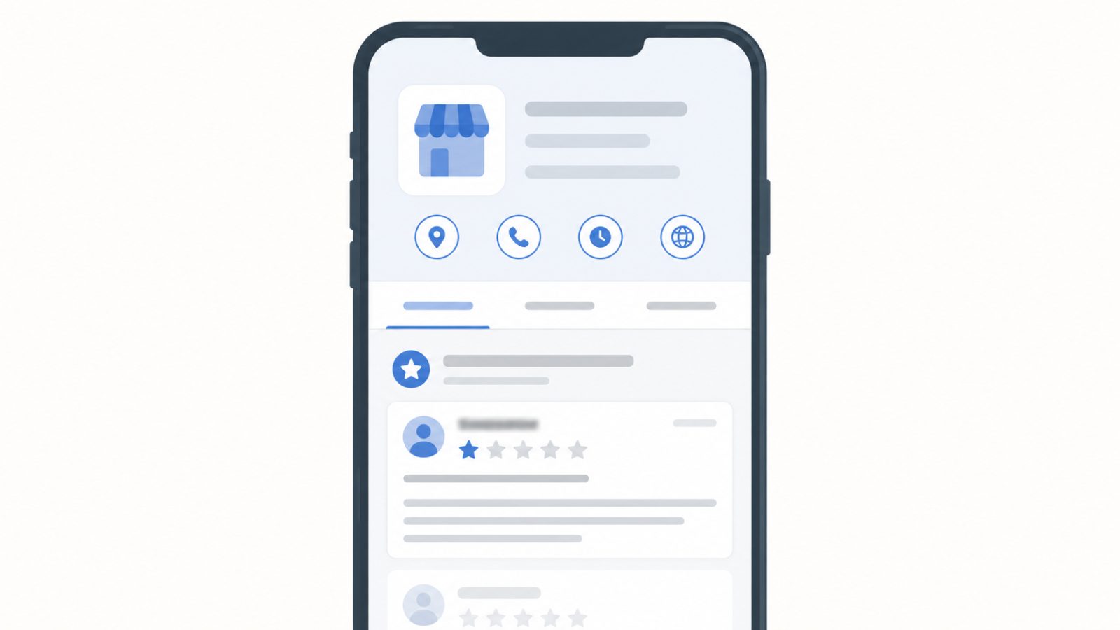 A one-star Google review on a business profile